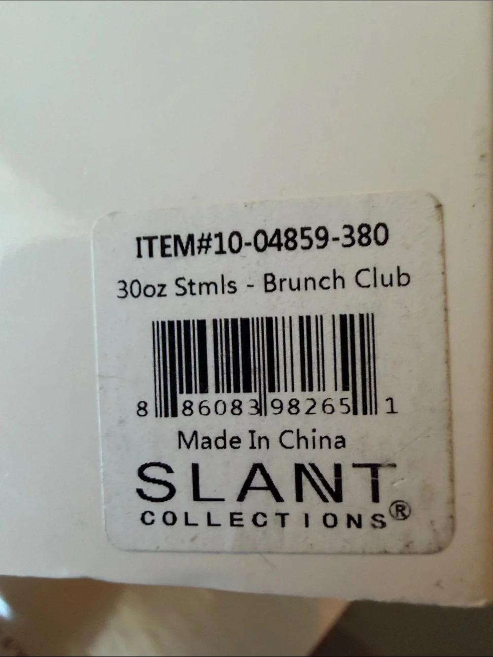 Slant Collection “Brunch Club” Jumbo Stemless 30oz Wine Glass